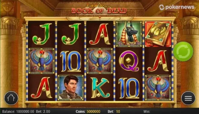 Book of Dead slot is one of the best free online casino games real money no deposit 